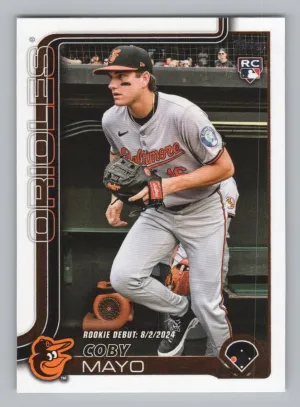 Coby Mayo 2025 Topps Update Baltimore Orioles