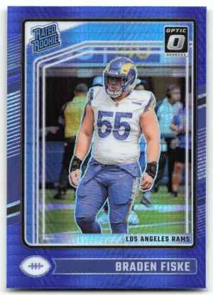 Braden Fiske 2024 Donruss Optic Blue Hyper Rams