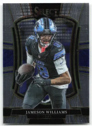 Jameson Williams 2025 Panini Select Detroit Lions