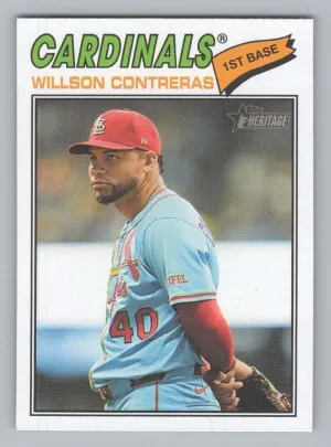 Willson Contreras 2026 Topps Heritage St. Louis Cardinals