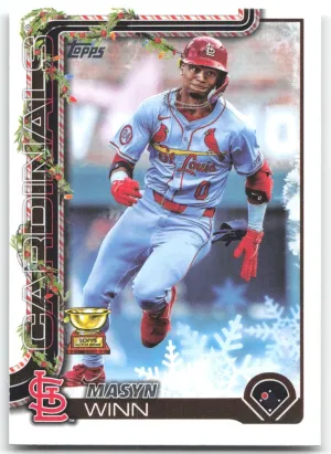 Masyn Winn 2025 Topps Holiday St. Louis Cardinals