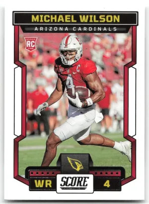 Michael Wilson Rookie 2023 Score Arizona Cardinals