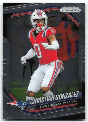 Christian Gonzalez 2025 Panini Prizm New England Patriots