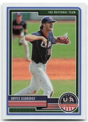 Bryce Eldridge 2023 Panini Stars & Stripes USA Baseball Team USA