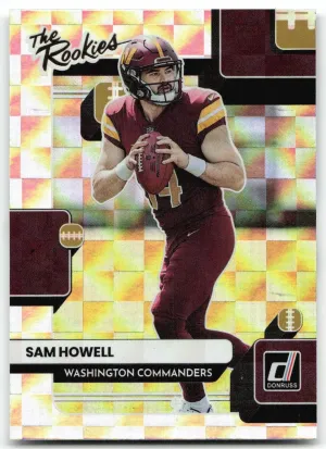 Sam Howell 2022 Donruss The Rookies Washington Commanders