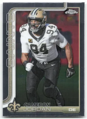 Cameron Jordan 2025 Topps Chrome New Orleans Saints