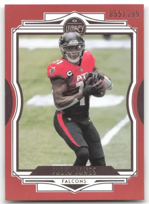 Julio Jones 2021 Panini Legacy Red #/299 Atlanta Falcons