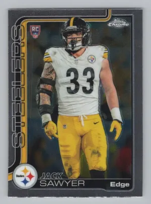 Jack Sawyer Rookie 2025 Topps Chrome Pittsburgh Steelers