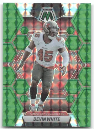 Devin White 2023 Panini Mosaic Green Mosaic Tampa Bay Buccaneers