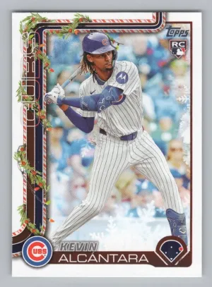 Kevin Alcántara RC 2025 Topps Holiday Cubs