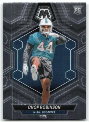 Chop Robinson RC 2024 Panini Mosaic Dolphins
