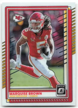 Marquise Brown 2025 Donruss Optic Stars Chiefs