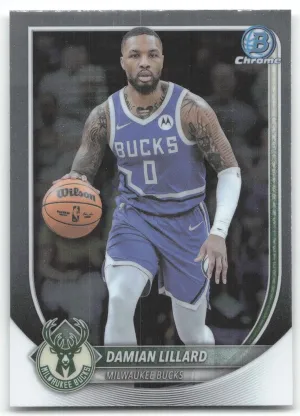 Damian Lillard 2025-26 Bowman Chrome Milwaukee Bucks