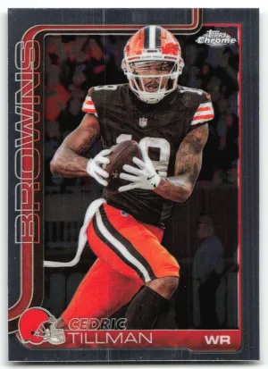 Cedric Tillman 2025 Topps Chrome Cleveland Browns