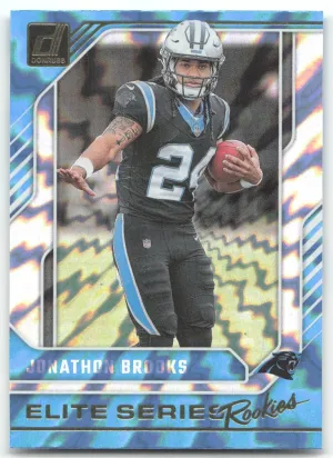 Jonathon Brooks 2024 Donruss Elite Series Rookies Carolina Panthers