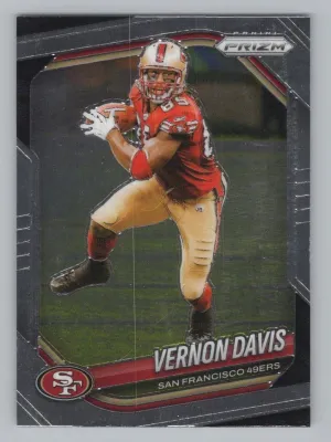 Vernon Davis 2025 Panini Prizm San Francisco 49ers