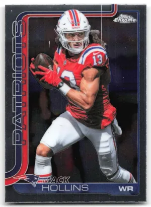 Mack Hollins 2025 Topps Chrome New England Patriots