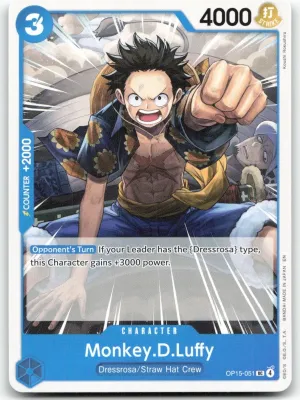 Monkey.D.Luffy (OP15-051) #OP15-051 Uncommon | Adventure on Kami's Island | 2026