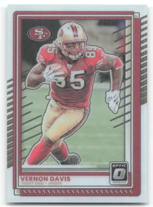 Vernon Davis 2025 Donruss Optic San Francisco 49ers