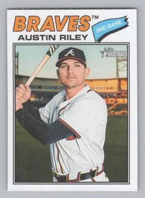 Austin Riley 2026 Topps Heritage Atlanta Braves