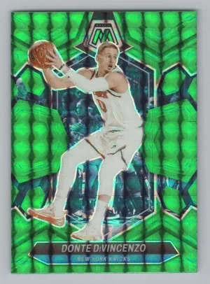 Donte DiVincenzo 2023-24 Panini Mosaic Green New York Knicks