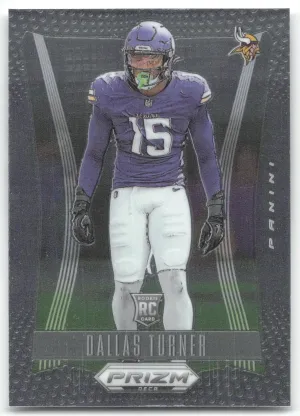 Dallas Turner 2024 Panini Prizm Deca Minnesota Vikings