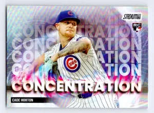 Cade Horton 2025 Stadium Club Concentration Cubs
