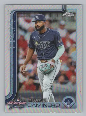 Junior Caminero 2025 Topps Chrome Update 2025 All-Star Game Tampa Bay Rays