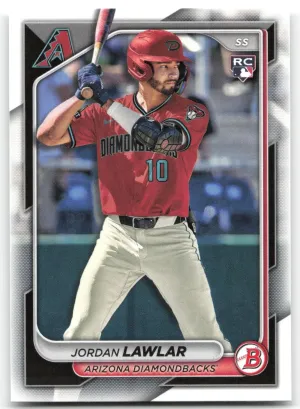 Jordan Lawlar Rookie 2024 Bowman Arizona Diamondbacks