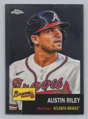 Austin Riley 2022 Topps Chrome Platinum Anniversary Atlanta Braves