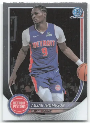 Ausar Thompson 2025-26 Bowman Chrome Detroit Pistons