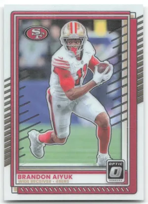 Brandon Aiyuk 2025 Donruss Optic San Francisco 49ers