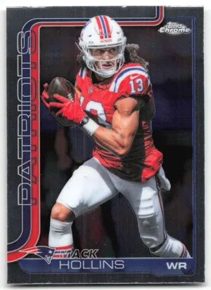Mack Hollins 2025 Topps Chrome New England Patriots