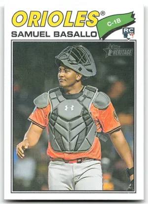 Samuel Basallo RC 2026 Topps Heritage Baltimore Orioles