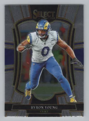 Byron Young 2025 Panini Select Los Angeles Rams