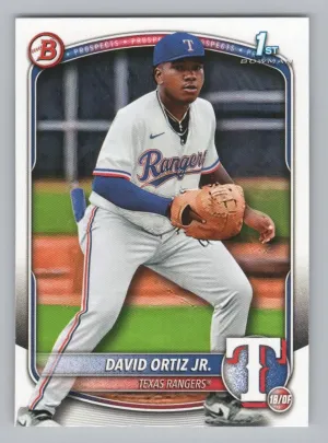 David Ortiz Jr. 2025 Bowman Prospects Texas Rangers