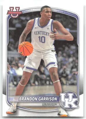 Brandon Garrison 2025-26 Bowman Prospects Kentucky Wildcats