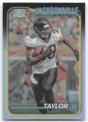 Fred Taylor 2024 Topps Chrome Refractor Jacksonville Jaguars