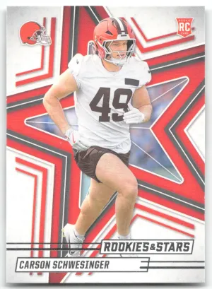 Carson Schwesinger Rookie 2025 Panini Rookies & Stars Cleveland Browns