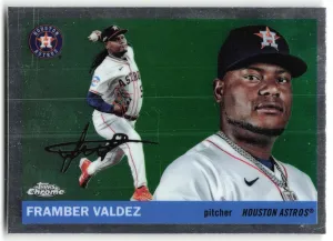 Framber Valdez 2025 Topps Chrome Platinum Houston Astros