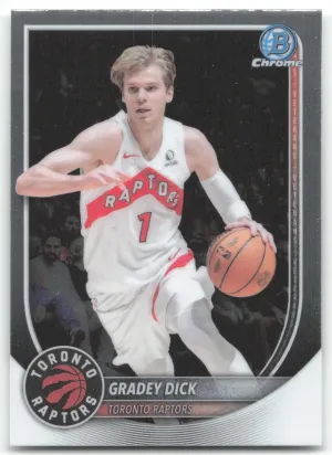 Gradey Dick 2025-26 Bowman Chrome Toronto Raptors