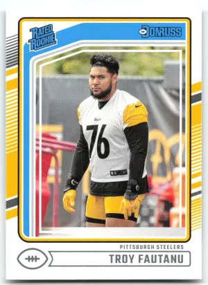 Troy Fautanu Rookie 2024 Donruss Pittsburgh Steelers
