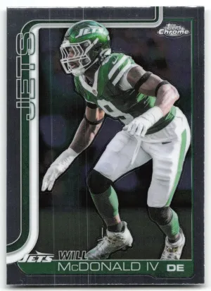 Will McDonald IV 2025 Topps Chrome New York Jets