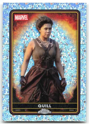 Quill 2025 Topps Chrome Marvel Deadpool Mini-Diamonds Refractor