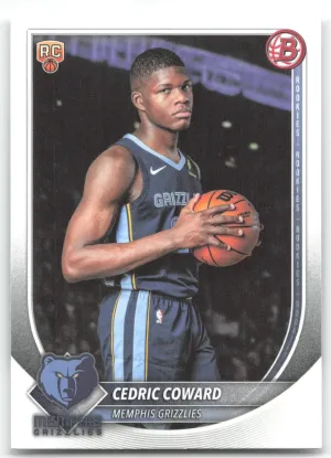 Cedric Coward RC 2025-26 Bowman Grizzlies