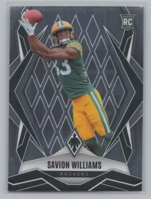 Savion Williams Rookie 2025 Panini Phoenix Green Bay Packers