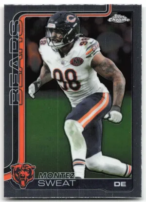 Montez Sweat 2025 Topps Chrome Chicago Bears