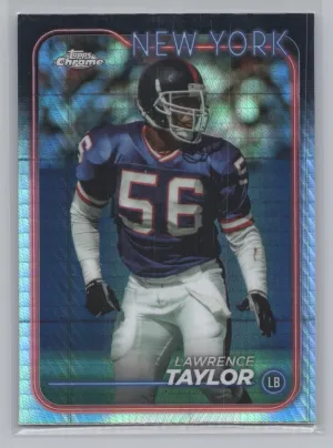 Lawrence Taylor 2024 Topps Chrome Prism Refractor New York Giants