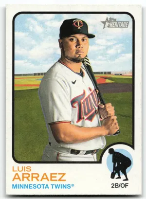 Luis Arraez 2022 Topps Heritage Minnesota Twins