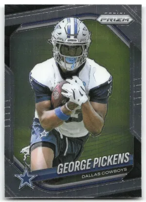 George Pickens 2025 Panini Prizm Dallas Cowboys